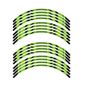 Green WILD2 Wheel Sticker 17 inch Rim For Kawasaki Ninja 650R 17 18 19 20 21