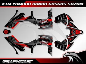 Yamaha YFZ 450R 450X Graphics decal kit stickers 2014 2016 2017 2018 2019 2025