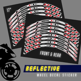 Retroreflective Rim Wheel Sticker SH16 For Suzuki SV 650X 19-20