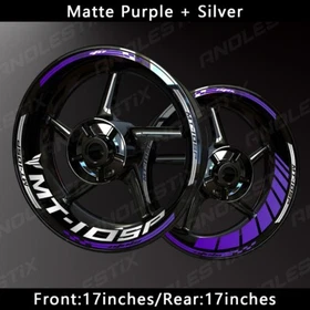 Reflective Motorcycle Wheel Sticker Rim Tape Decals Fits For YAMAHA MT10SP