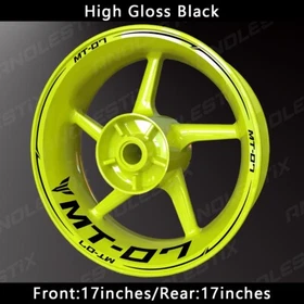 Reflective Motorcycle Wheel Sticker Rim Tape Decals Fits For YAMAHA MT07
