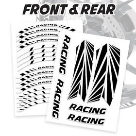 TTIN 17'' Rim Wheel Stickers Decal Kit For Honda CBR1000RR-R Fireblade SP 20-21