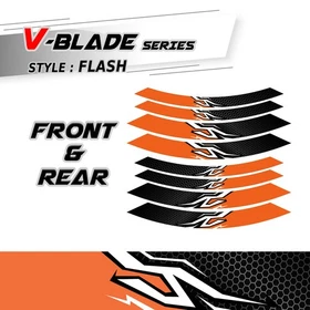 For Kawasaki Ninja 1000 SX 11-24 0 Motorcycle Inner Rim Sticker A01B Yellow