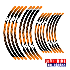 DOT01 Dirt Bike Wheel Rim Stickers For Suzuki DR-Z400S DRZ400S 2000-2021