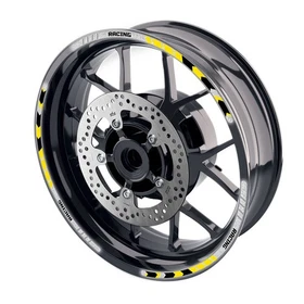 Yellow 17" Rim Reflective Wheel Stickers SH30 For Aprilia FALCO 1000 98 99 00 01