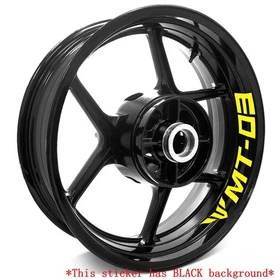 Wheel Rim Decal Letters Strips Stickers For Yamaha MT03 2018-2020