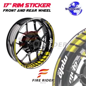 Solid Color GP02 17 inch Rim Stickers For Honda CB 919 Hornet 900 02-07 05 06
