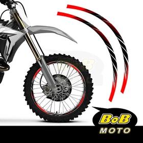 RED LINE Wheel Stickers Decals Dirt Bike For Honda CRF 450L 2019-2020 19 20