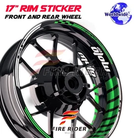 17'' Green Wheel Rim Decals GP02 Kit For Yamaha FZ10 MT-10 18-20 18 19 20