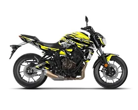 Complete Graphic Kit Decal Sticker "Hexagon" For Yamaha MT07 MT-07 2014-2023