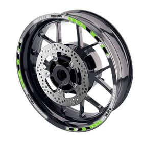 Green 17" Rim Reflective Wheel Stickers SH30 For Honda CBF650 14 15 16 17 18 19