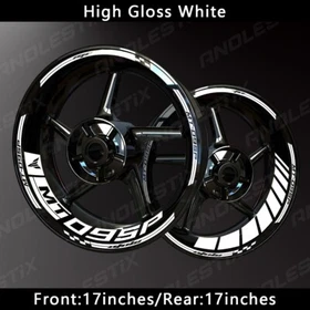 Reflective Motorcycle Wheel Sticker Rim Tape Decals Fits For YAMAHA MT09SP