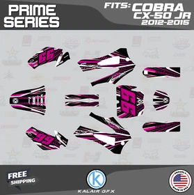 Graphics Kit for Cobra CX50 JR (2012-2015) Prime Series - Magenta