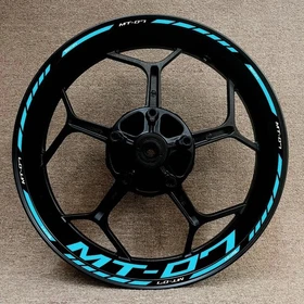 MT-07 Motorcycle Wheel Decal 17'' Rim Sticker Wheels Sticker For Yamaha MT07
