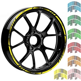 17" 18" "FZ" Wheel Rim Tape Decal Stripes Sticker for Yamaha FZ07 FZ09 FZ1 FZ6 