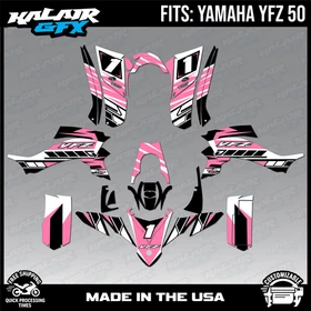 Graphics Kit for Yamaha ATV YFZ50 YFZ-50 (All Years) Blazing - PINK