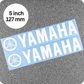White Yamaha Decal Vinyl Graphic R1 R6 R3 R7 MT07 MT09 MT10 FZ07 FZ09 T7 XSR FJR