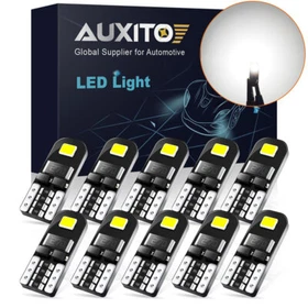 AUXITO H4 9003 HB2 Bulb LED Hi/Lo Beam White Motorcycle Headlight High Power 1:1