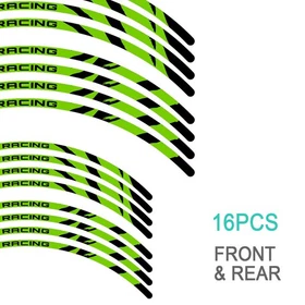 21" 18" A01B Stripe Dirt Bike Wheel Rim Stickers For BETA 430 RS 15-16