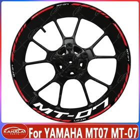 2025 New 17" Motorcycle wheel decals rim stickers set For YAMAHA MT07 MT-07