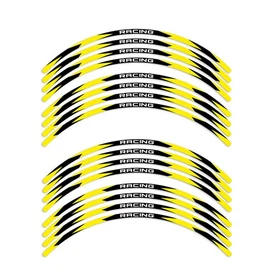 Orange RUSH1 Wheel Sticker 17 inch Rim For Honda CB1100 EX RS 14 15 16 17 18 19