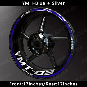 Reflective Motorcycle Wheel Sticker Rim Tape Decals Fits For YAMAHA MT03