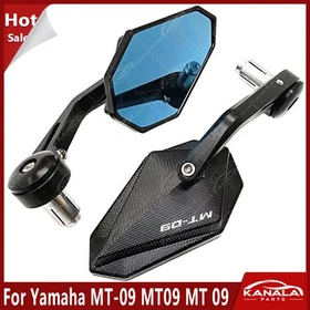 1Pair For Yamaha MT-09 MT09 MT 09 Motorcycle Handle Bar End Mirrors Rearview