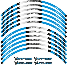 17" Rim Stripes Wheel Decals Tape Stickers For 2006-2021 YAMAHA MT-03 660 320