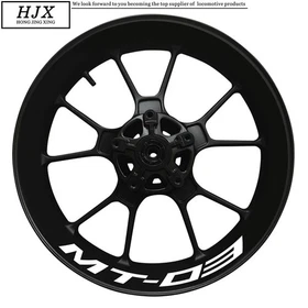 Mt 03 Motorcycle Wheel Decal 17'' Rim Sticker Wheels Sticker For Yamaha Mt-03