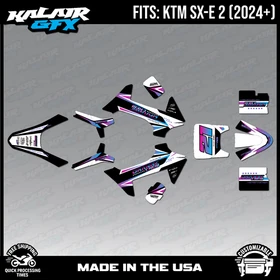 Graphics Kit for KTM Electric Mini SXE2 (2024+) OG Crew Series - Magenta Shift