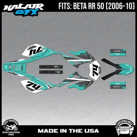 Graphics Kit for Beta RR50 (2006-2010) Prestige Series - TEAL