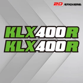 For Kawasaki KLX400R Motorcycle Swing Arm Decal Sticker Graphics Kit 2pcs