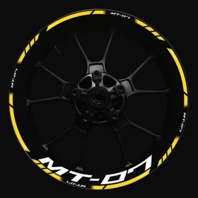 For Yamaha MT-07 mt07 Wheel Hub Rim Decorative Decal Reflective Sticker