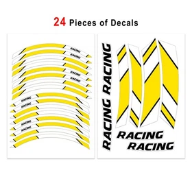 For Yamaha FZ09 MT-09 18-24 23 22 21 GP06 Racing Inner Stripe Wheel Stickers