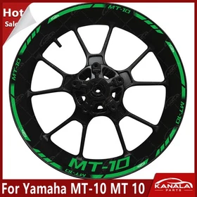 For Yamaha MT-10 MT 10 Motorcycle Accessories wheel decals rim stickers stripe