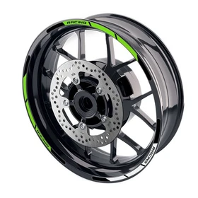 Green STRIPE4 Wheel Sticker 17 inch Rim For Yamaha MT10 18 19 20 21
