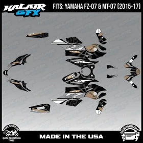 Graphics Kit for YAMAHA FZ-07 MT-07 (2015-2017) Hiroshima Series-TAN