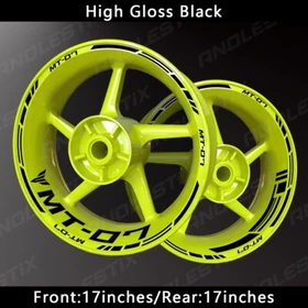 Reflective Motorcycle Wheel Sticker Rim Tape Decals Fits For YAMAHA MT07