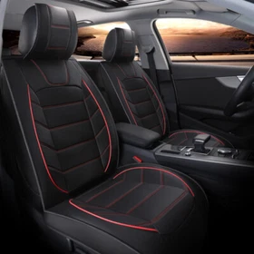 For Honda Ridgeline Car Seat Cover Full Set Front & Rear Cushion Luxury Leather
