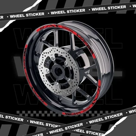 Green 17'' Rim Wheel Sticker Decal Strip Tape W01B For Yamaha MT07