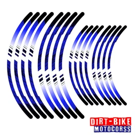 STRIPE05 Dirt Bike Wheel Rim Stickers For Yamaha YZ250FX YZ450FX 16-2021