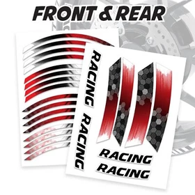 GB18 17'' Rim Wheel Stickers Decal Graphic Kit For Yamaha FZ07 MT-07 18-21 20 19