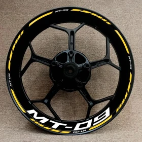 For YAMAHA MT09 MT-09 17 inch Wheel Hub Rim Decorative Decal Reflective Sticker