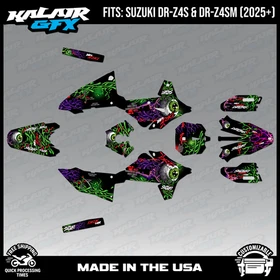 Graphics Kit for Suzuki DR-Z4S DR-Z4SM DRZ4SM 2025 2026 Core-GREEN