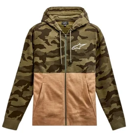 Alpinestars Camo Block Mens Zip Up Hoody Military/Sand