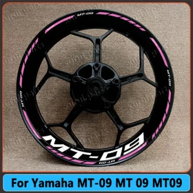 For Yamaha MT-09 MT09 MT 09 Wheel Hub Rim Decorative Decal Reflective Sticker