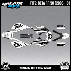 Graphics Kit for Beta RR50 (2006-2010) Prestige Series - WHITE