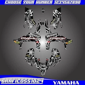 Yamaha YFZ 450R 450X Graphics kit 2014 2016 2018 to 2025 decals stickers ATV UTV