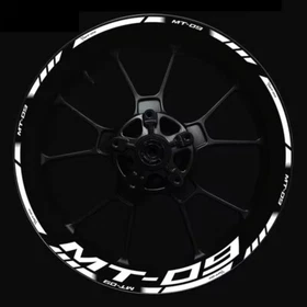 For Yamaha MT09 17 Inch Front And Rear Wheel Hubs Decal Rim Reflective Stickers