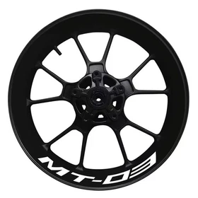 For Yamaha MT-03 wheel hub decal decoration set reflective waterproof stickers